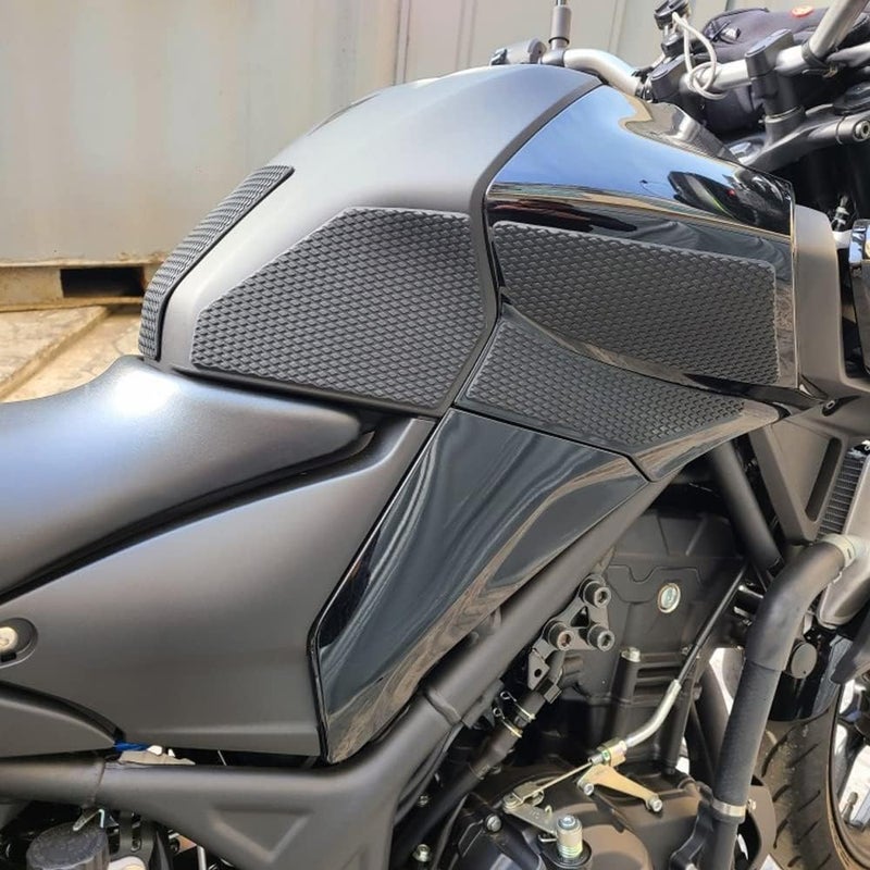 KATIE DEVI for Yamaha MT-03 MT 03 MT03 MT-25 MT 25 MT25 2020-2022 2023 2024 2025 Motorcycle Side Fuel Tank pad Tank Pads Protector Stickers Decal Gas Knee Grip Traction Pad Tankpad - Image 3